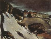 Paul Cezanne Snow Thaw in LEstaque oil painting picture wholesale